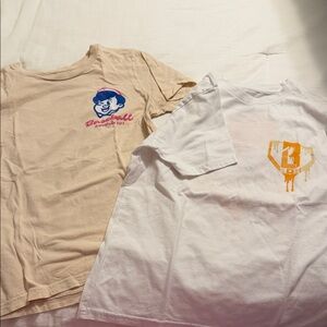 Two Baseball 101 T-Shirts YL